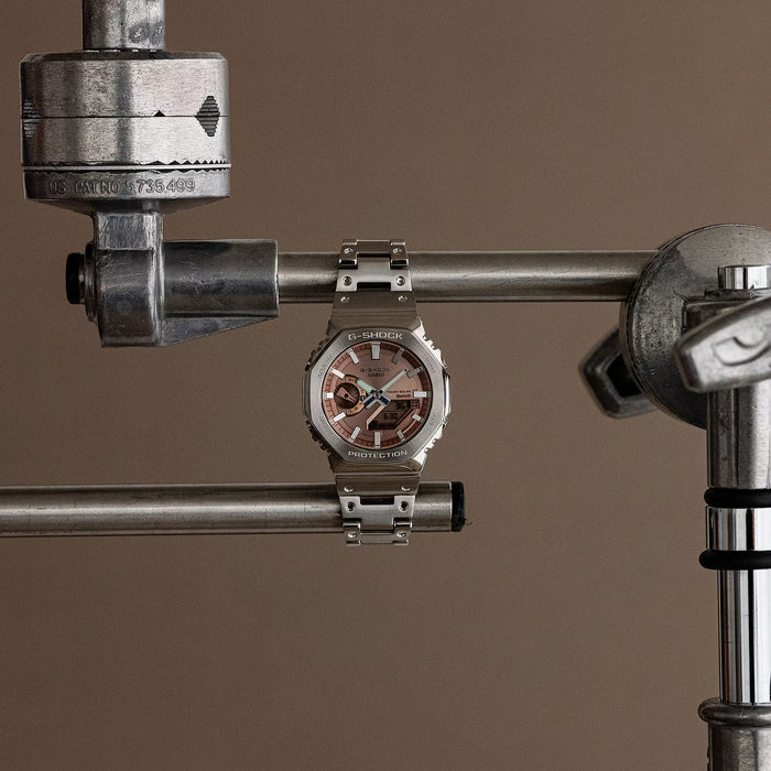 Reloj G-shock correa de Acero inoxidable GM-B2100AD-5A