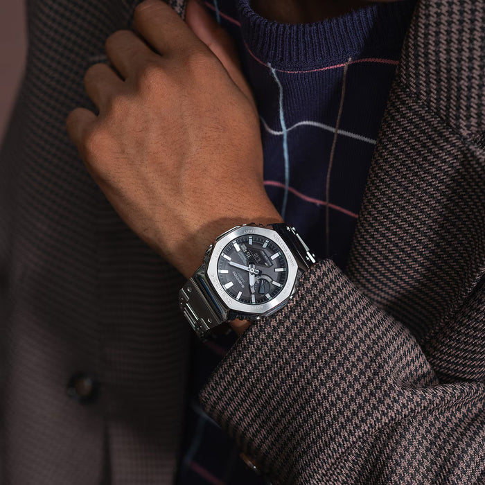 Reloj G-shock correa de Acero inoxidable GM-B2100SD-1A