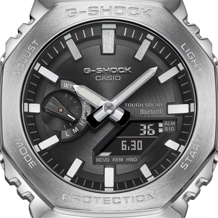 Reloj G-shock correa de Acero inoxidable GM-B2100SD-1A