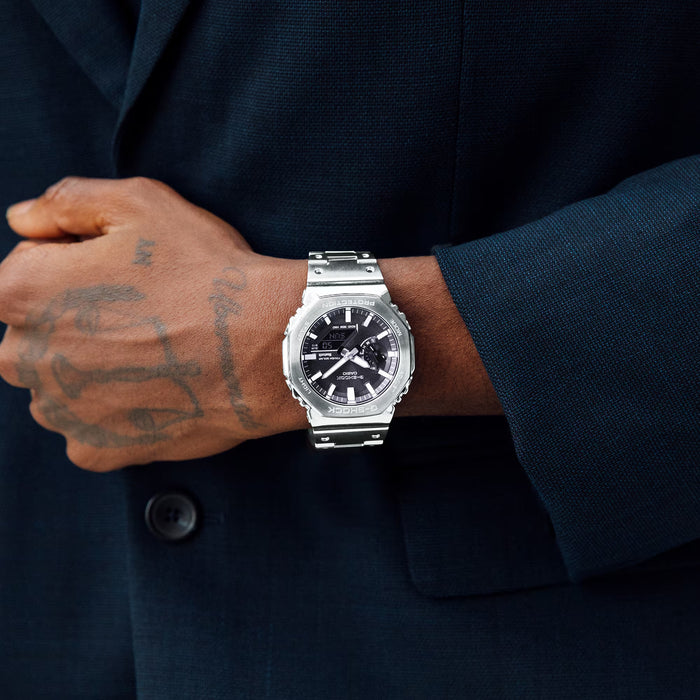 Reloj G-shock correa de Acero inoxidable GM-B2100SD-1A