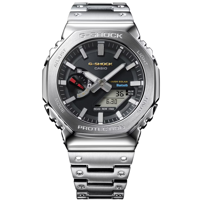Reloj G-shock correa de Acero inoxidable GM-B2100SD-1C