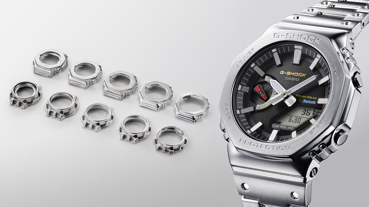 Reloj G-shock correa de Acero inoxidable GM-B2100SD-1C