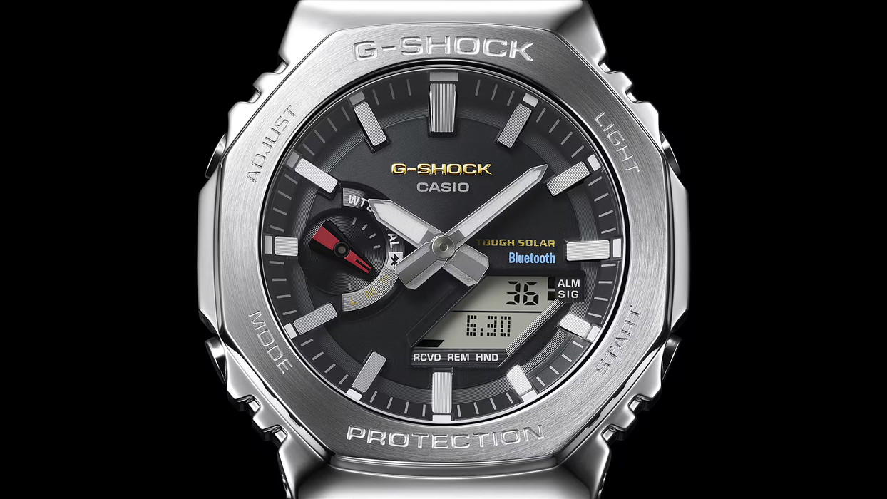 Reloj G-shock correa de Acero inoxidable GM-B2100SD-1C