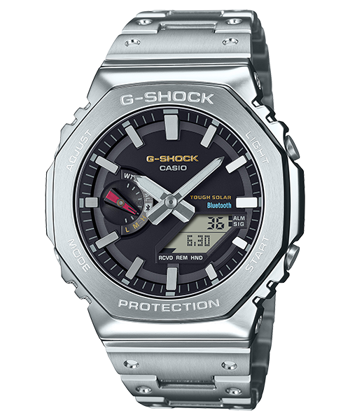 Reloj G-shock correa de Acero inoxidable GM-B2100SD-1C