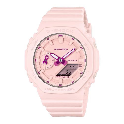 Reloj G-SHOCK Pink Ribbon correa de Resina GMA-S2100PR-4A