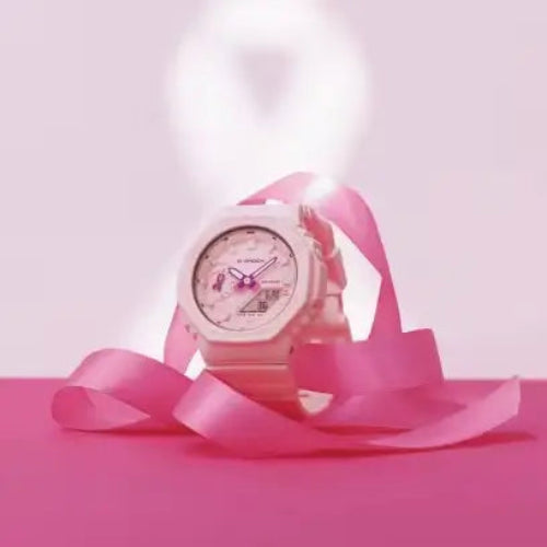 Reloj G-SHOCK Pink Ribbon correa de Resina GMA-S2100PR-4A