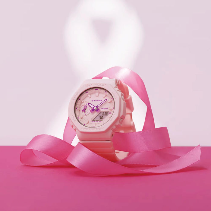 Reloj G-SHOCK Pink Ribbon correa de Resina GMA-S2100PR-4A