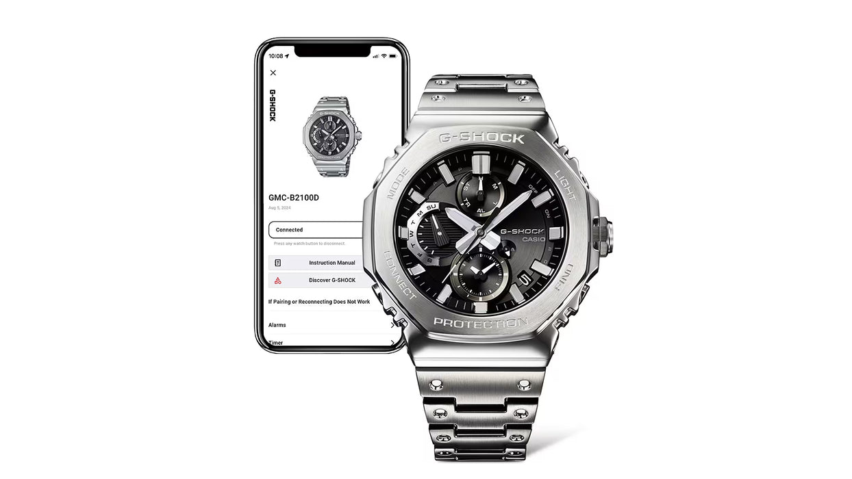 Reloj G-shock correa de Acero inoxidable GMC-B2100D-1A