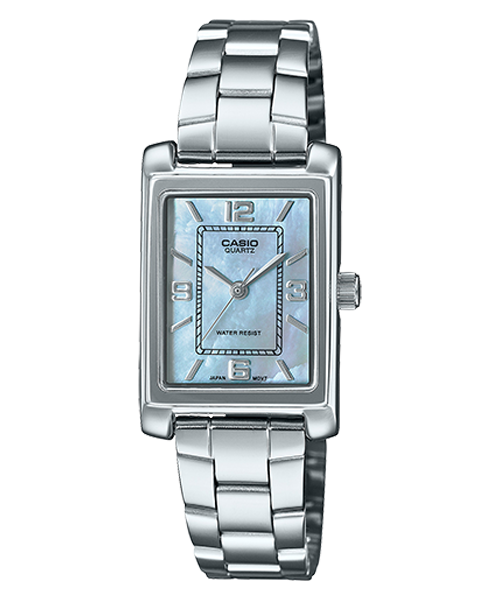 Reloj casual correa de Acero inoxidable LTP-1234DS-2A