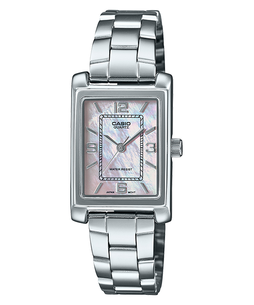 Reloj casual correa de Acero inoxidable LTP-1234DS-4A