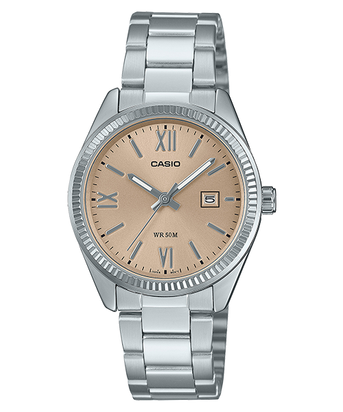 Reloj casual correa de Acero inoxidable LTP-1302DD-4A2V