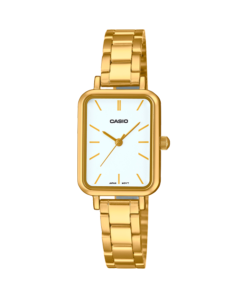 Reloj casual correa de Acero inoxidable LTP-V009G-7E