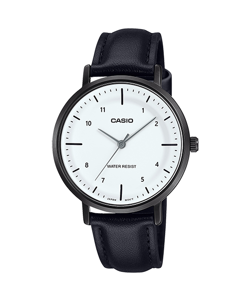 Reloj casual correa de Cuero LTP-VT03BL-7B