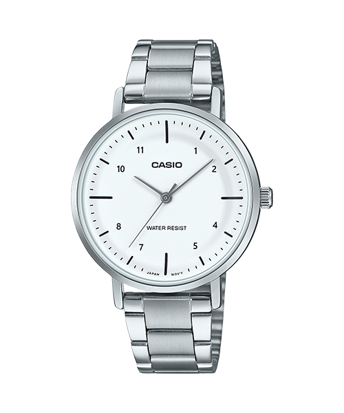 Reloj casual correa de Acero inoxidable LTP-VT03D-7B