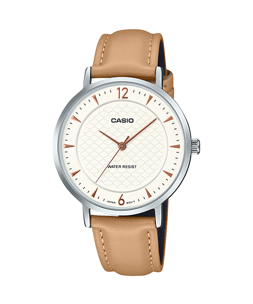 Reloj casual correa de Cuero LTP-VT04L-7A1