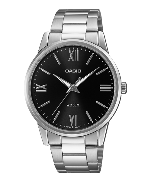 Reloj casual correa de Acero inoxidable MTP-1303DD-1AV