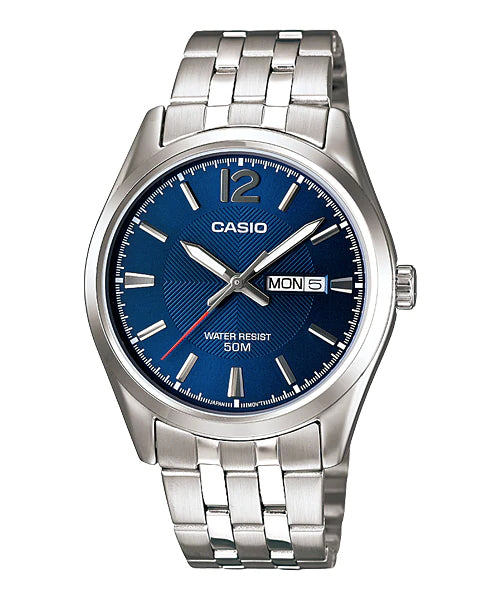 Reloj casual correa de Acero inoxidable MTP-1335D-2AV