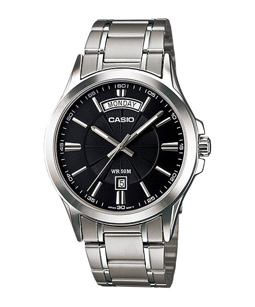 Reloj casual correa de Acero inoxidable MTP-1381D-1AV