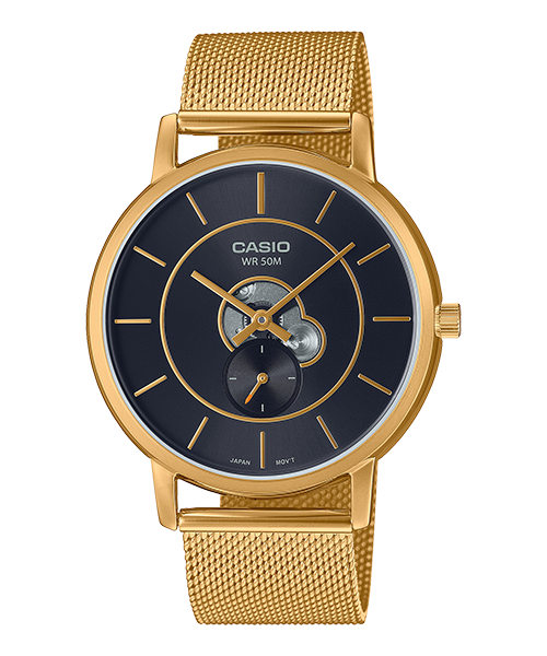 Reloj casual correa de acero inoxidable MTP-B130MG-1AV