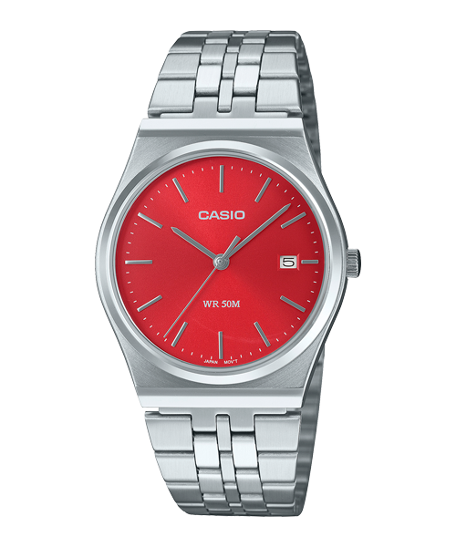 Reloj casual correa de Acero inoxidable MTP-B145D-4A2V