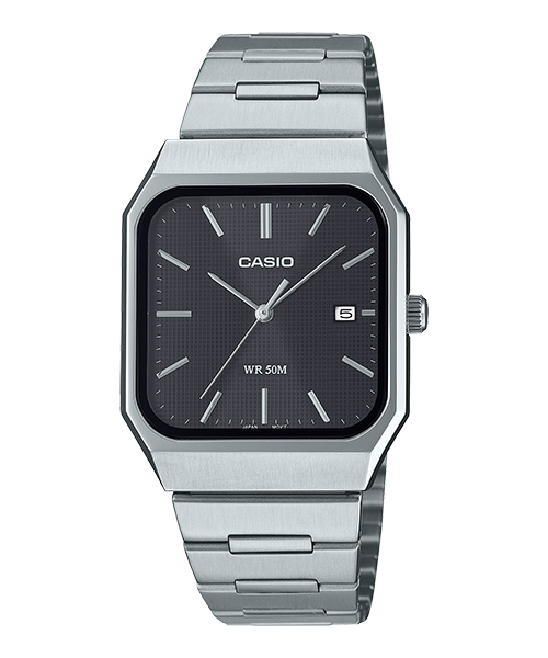 Reloj casual correa de acero inoxidable MTP-B185D-1AV