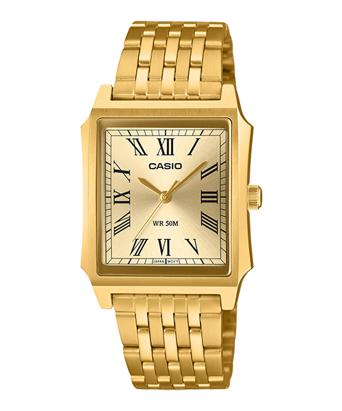 Reloj casual correa de Acero inoxidable MTP-B190G-9BV