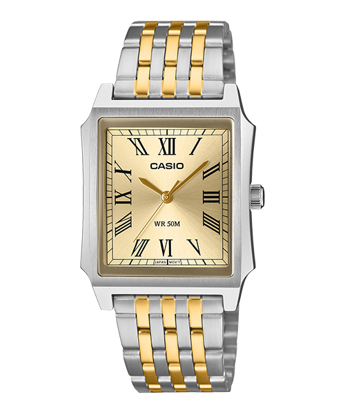 Reloj casual correa de Acero inoxidable MTP-B190SG-9BV