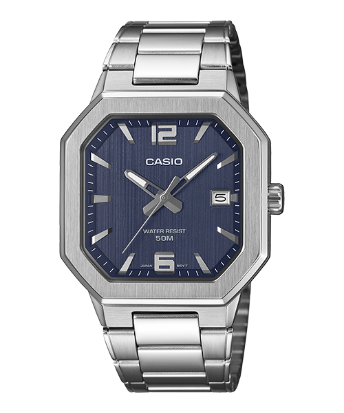 Reloj casual correa de acero inoxidable MTP-B195D-2AV