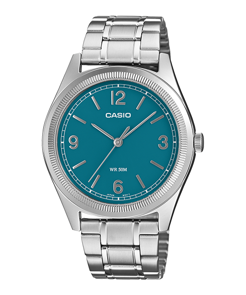 Reloj casual correa de Acero inoxidable MTP-B210D-2A1V