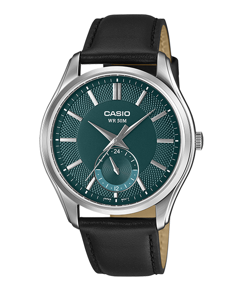 Reloj casual correa de Cuero MTP-B315L-3AV