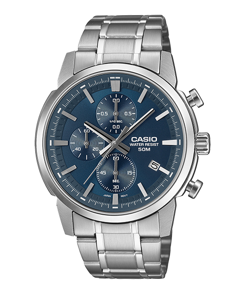 Reloj casual correa de Acero inoxidable MTP-E510D-2A2V