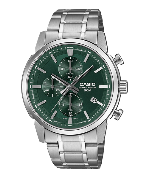 Reloj casual correa de Acero inoxidable MTP-E510D-3AV