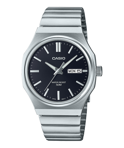 Reloj casual correa de Acero inoxidable MTP-E735D-1AV