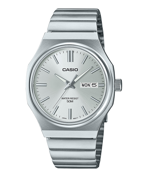 Reloj casual correa de Acero inoxidable MTP-E735D-7AV