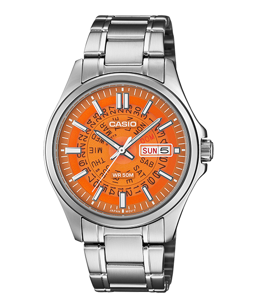 Reloj casual correa de Acero inoxidable MTP-E740-4AV