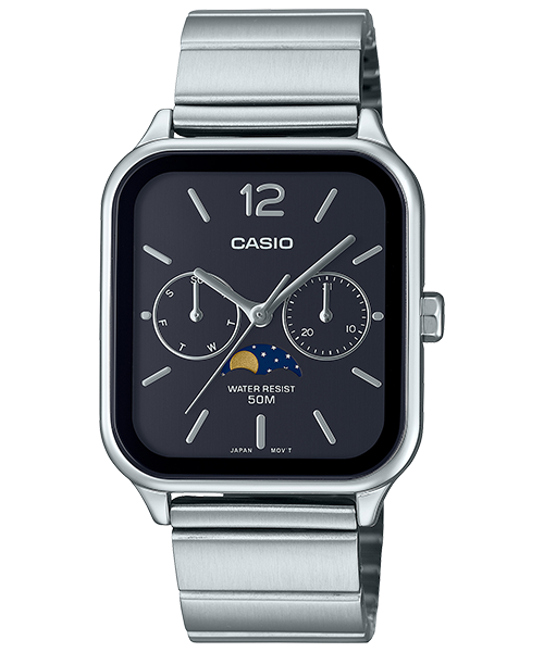 Reloj casual correa de Acero inoxidable MTP-M305D-1AV