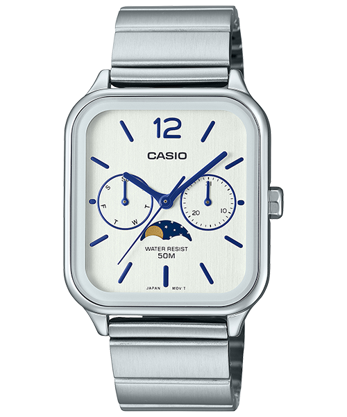 Reloj casual correa de Acero inoxidable MTP-M305D-7AV