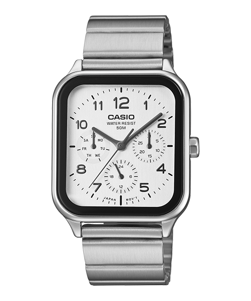 Reloj casual correa de Acero inoxidable MTP-M306D-7AV