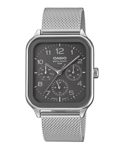 Reloj casual correa de Acero inoxidable MTP-M306M-8AV