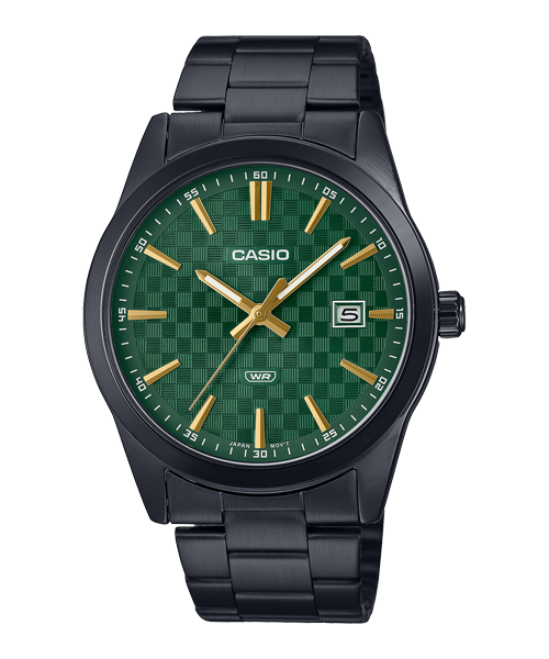 Reloj casual correa de Acero inoxidable MTP-VD03B-3A