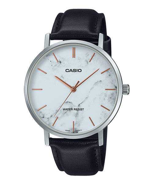Reloj casual correa de Cuero MTP-VT01LM-7A