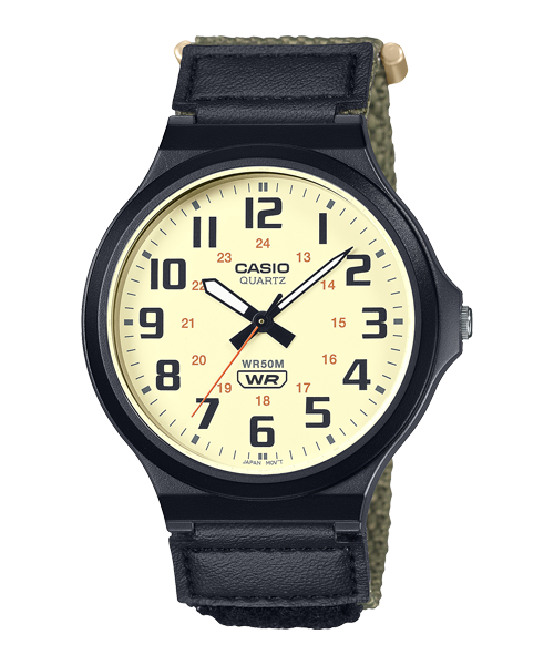 Reloj casual correa de tela MW-240B-3BV