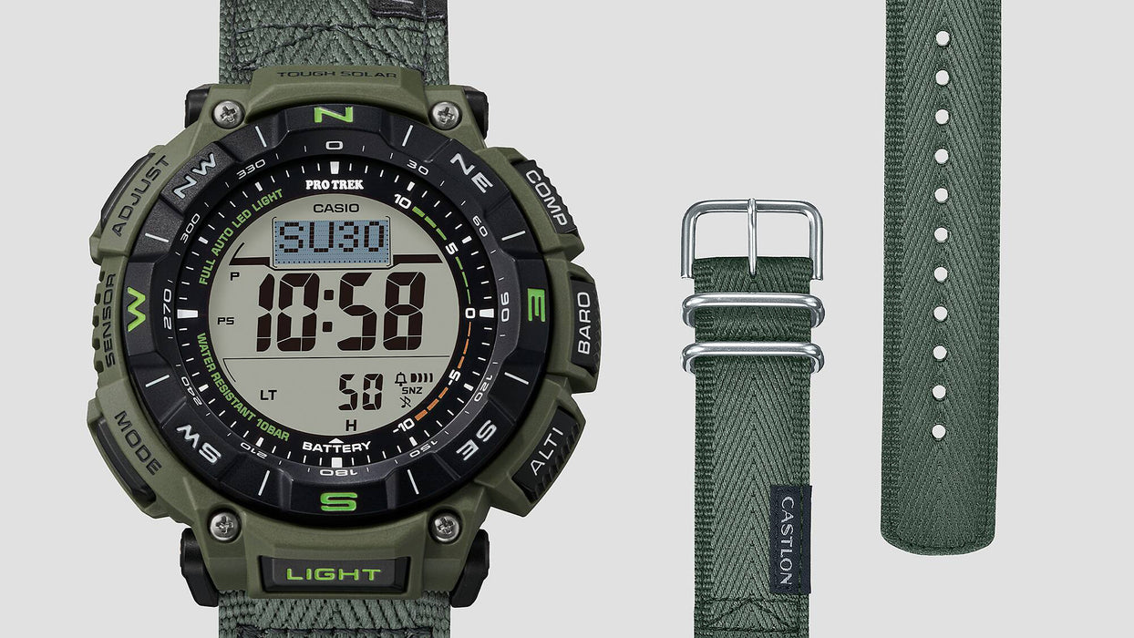 Reloj Protrek correa de Tela PRG-340B-3