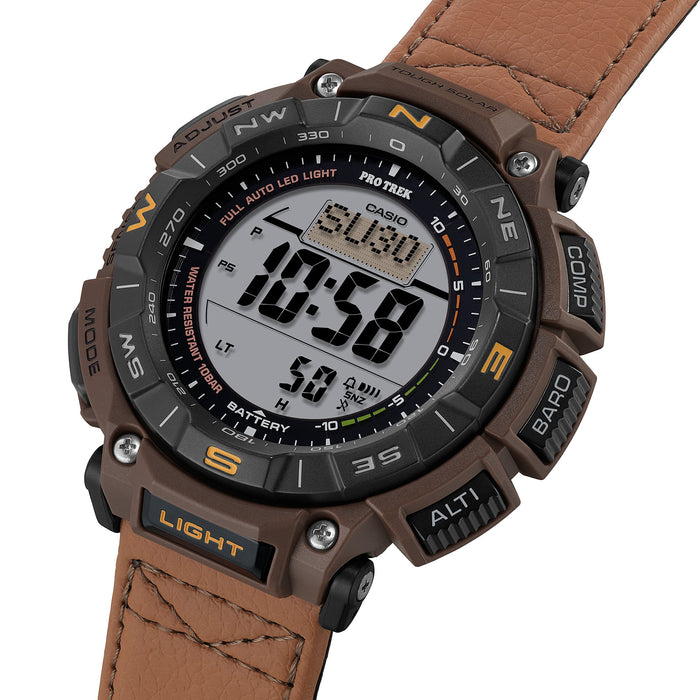 Reloj Protrek correa de Cuero PRG-340L-5
