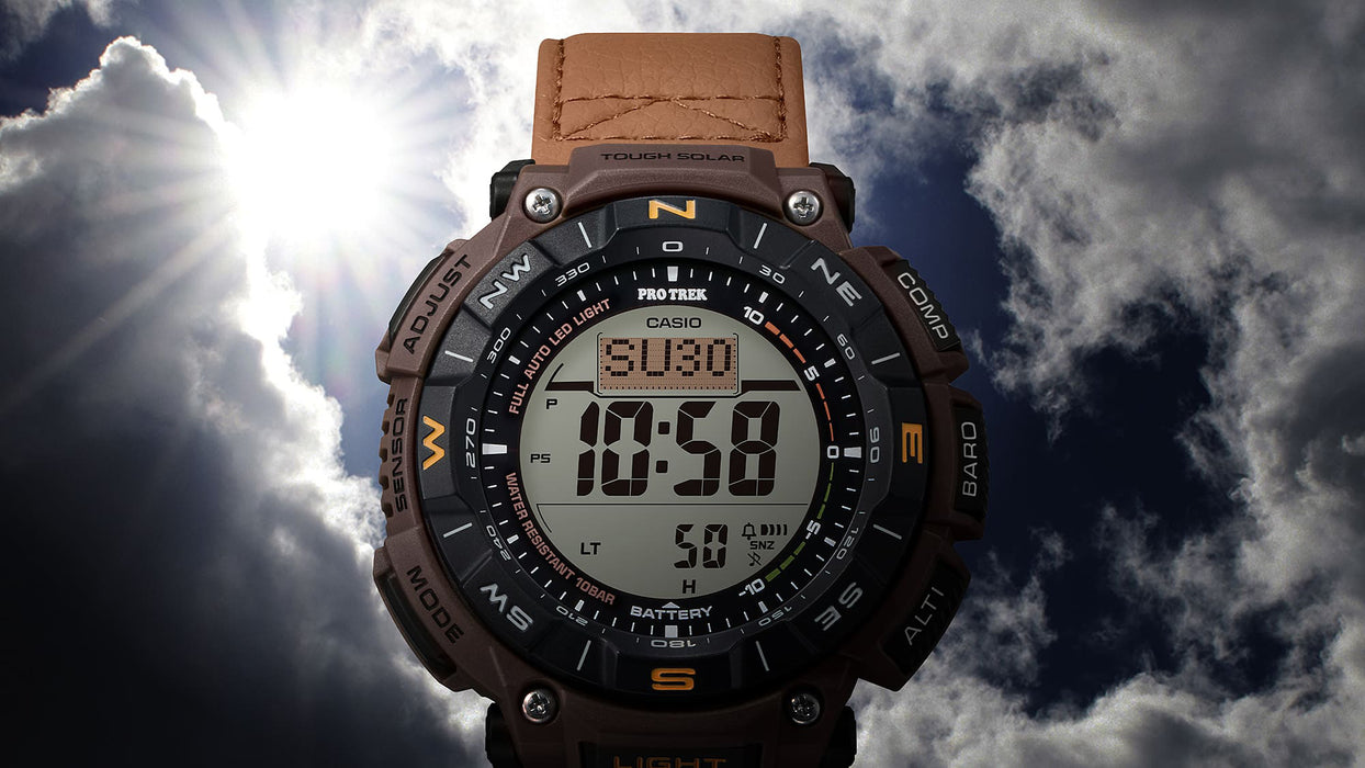 Reloj Protrek correa de Cuero PRG-340L-5
