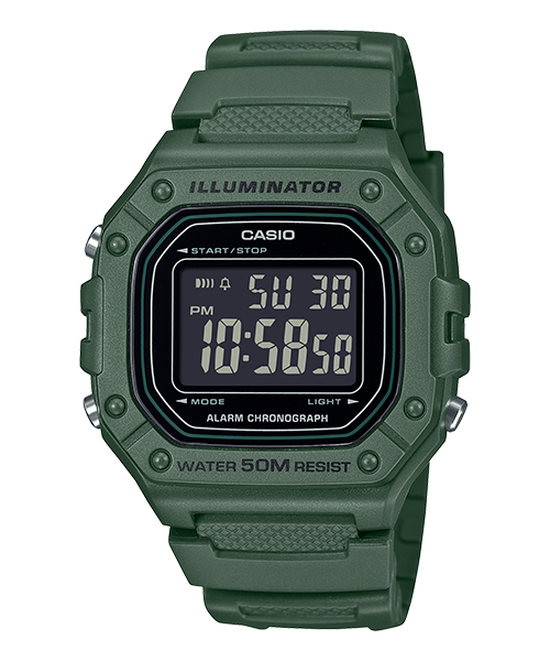 Reloj deportivo correa de Resina W-218H-3BV