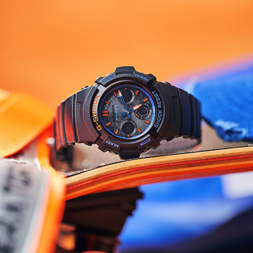 Reloj G-Shock deportivo correa de resina AWR-M100SCT-1A