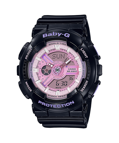 Reloj Baby-G deportivo correa de resina BA-110PL-1A