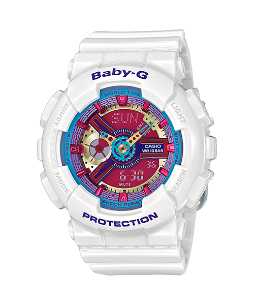 Reloj Baby-G deportivo correa de resina BA-112-7A