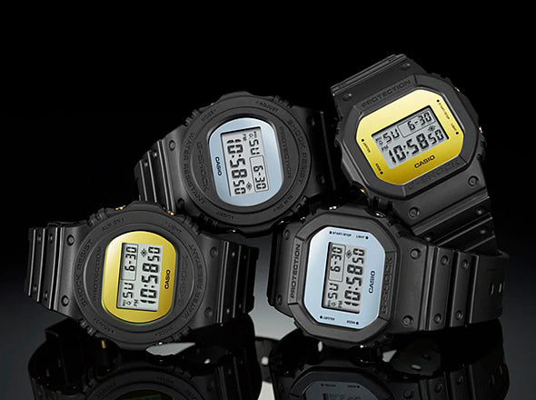 Reloj G-Shock deportivo correa de resina DW-5600BBMA-1